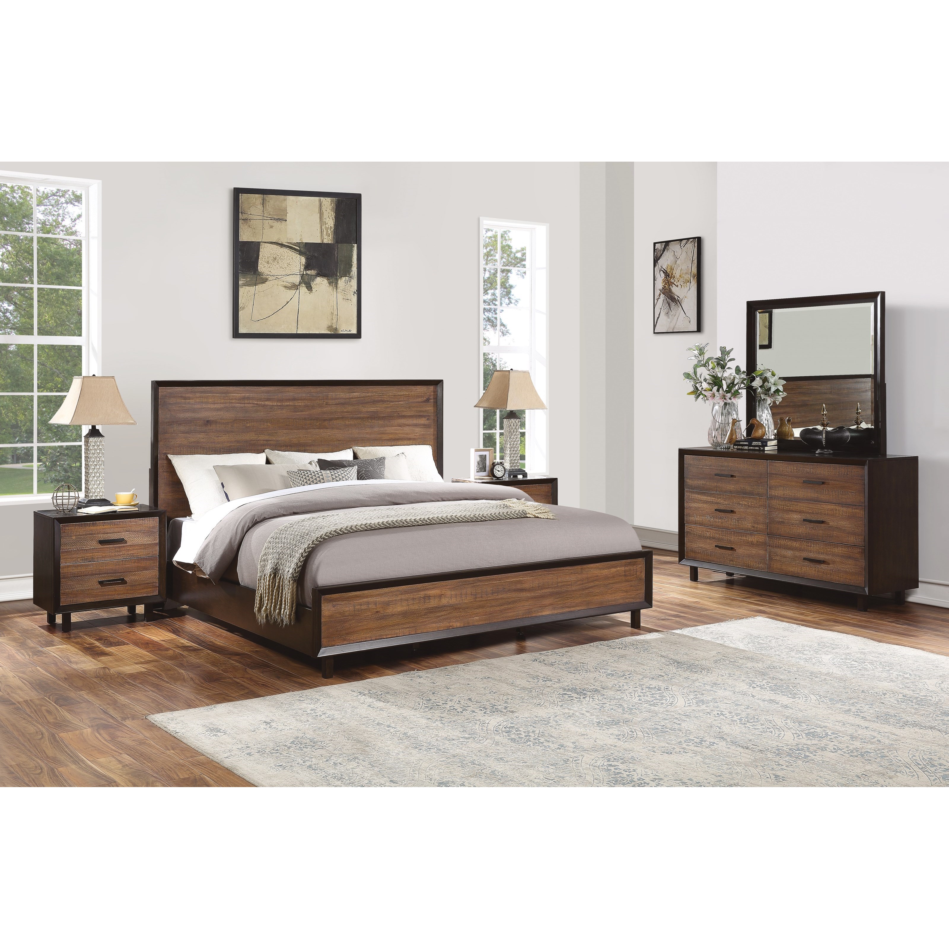 Flexsteel Viking Queen Bedroom Group Crowley Furniture & Mattress